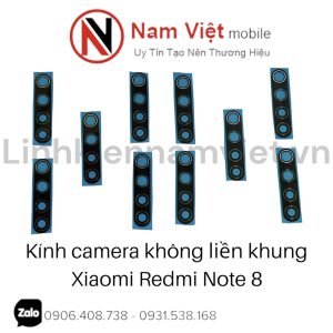Kính camera không liền khung Xiaomi Redmi Note 8