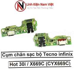 Cụm chân sạc bộ Tecno infinix Hot 30i_linhkiennamviet