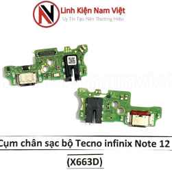 Cụm chân sạc bộ Tecno infinix Note 12_linhkiennamviet
