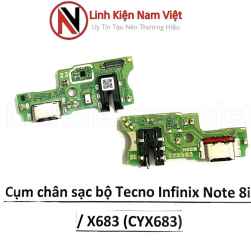 Cụm chân sạc bộ Tecno infinix Note 8i_linhkiennamviet
