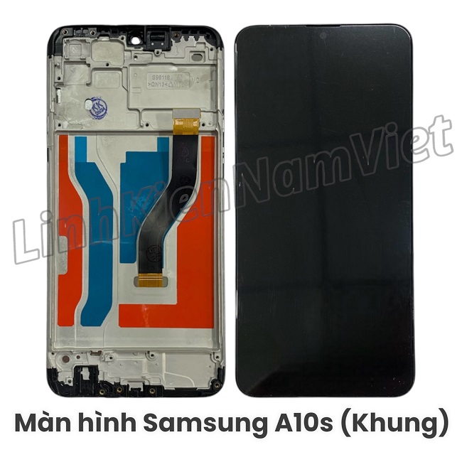 Màn hình Samsung A10s (Khung) Đen