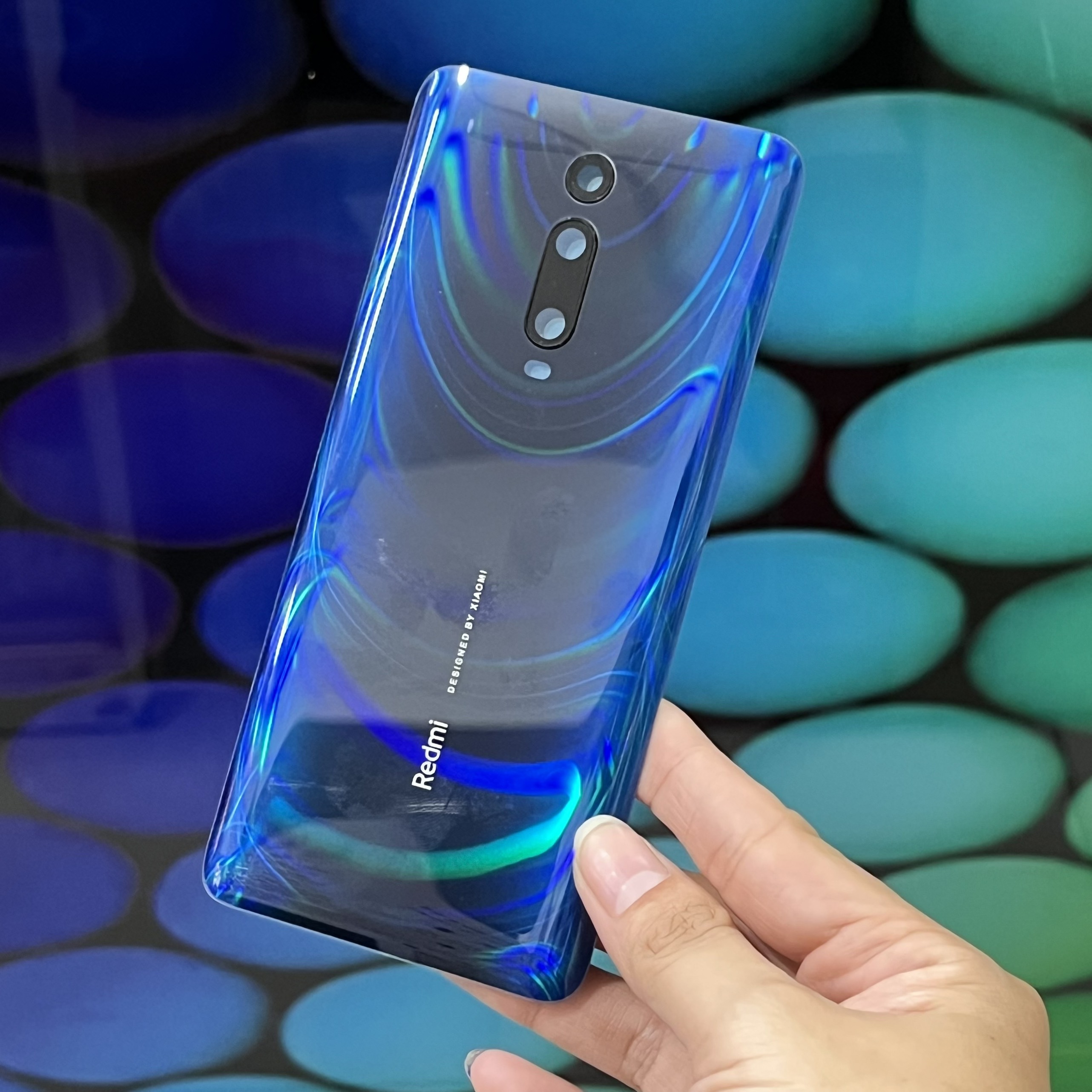 N NEWTOP Cover Compatibile con Xiaomi Redmi 9, Custodia TPU Soft Gel Silicone Ultra Slim Sottile Flessibile Case Posteriore Protettiva (Turchese
