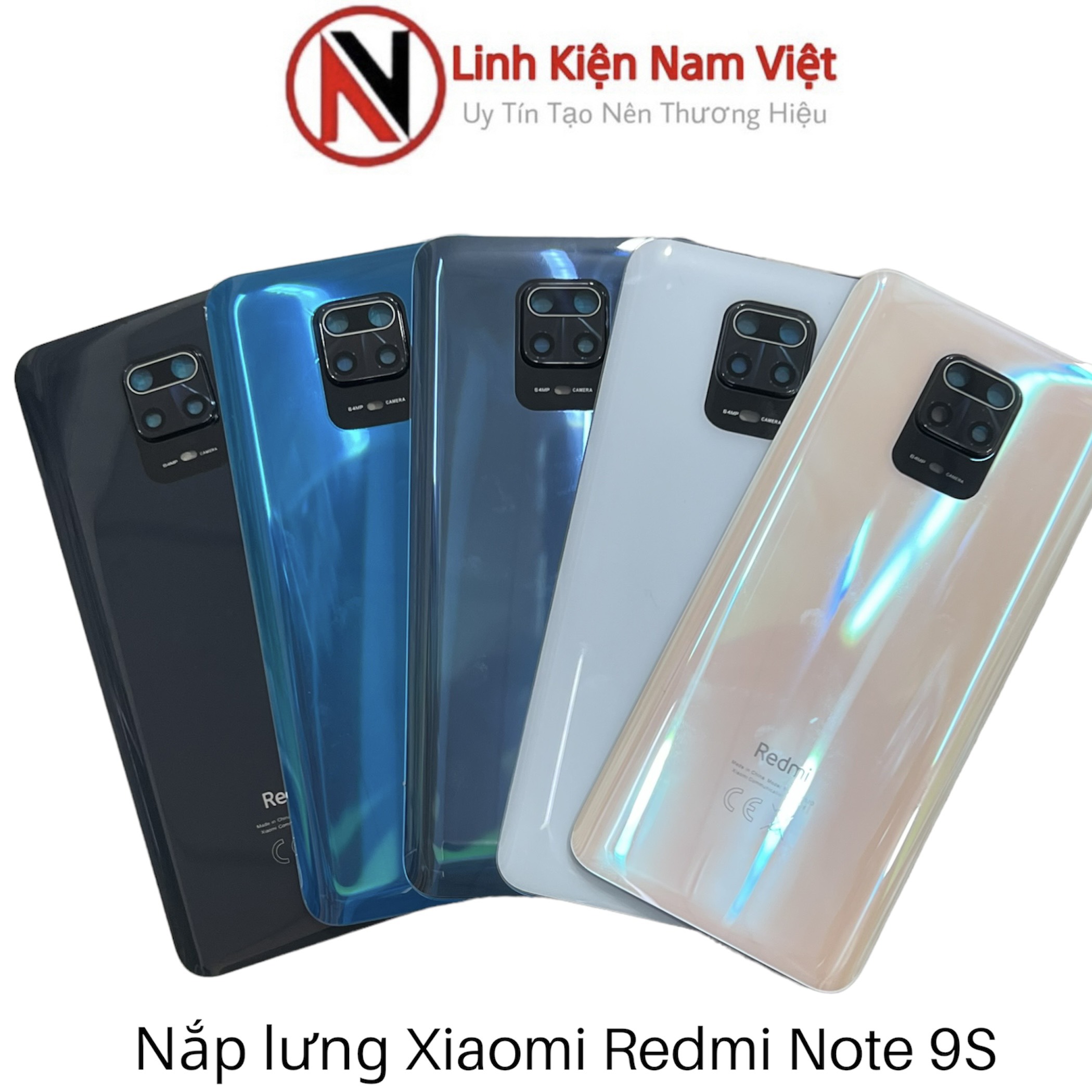 Lưng Liền Kính Camera Xiaomi Redmi Note 9 Pro / Redmi Note 9S ( Zin )
