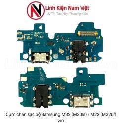 Cụm sạc bộ Samsung M22 (M225f) M32 (M335f) Zin_linhkiennamviet