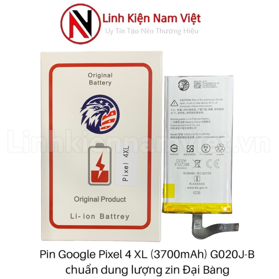 Pin Google Pixel 4 XL ( DL chuẩn đại bàng 3700mAh (G020J-B)