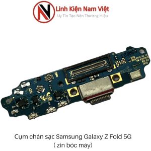 Cụm chân sạc Samsung Galaxy Z Fold - 5G zin bóc máy