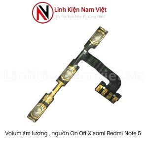 on/off mở nguồn / volum âm lượng xiaomi redmi note 5