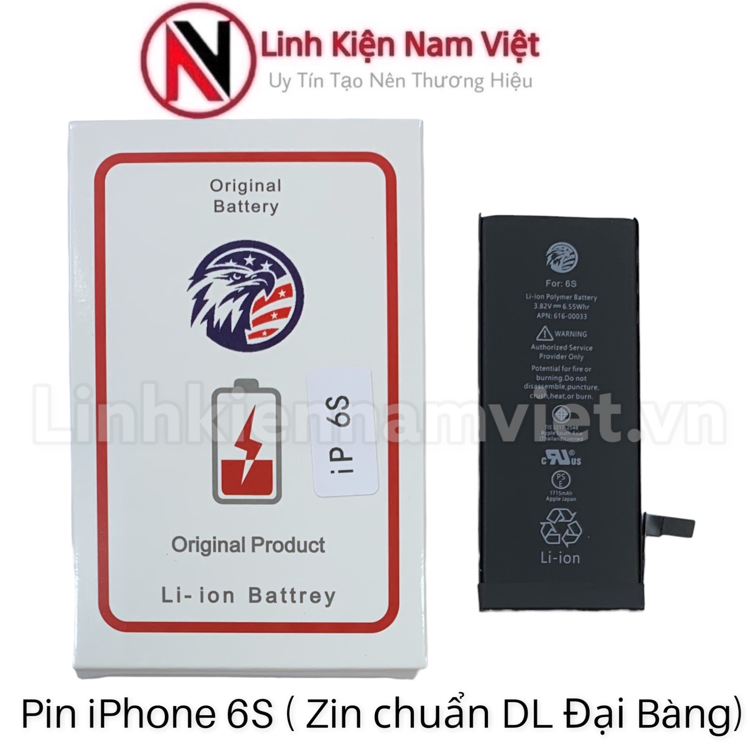 Pin iPhone 6S (Dung lượng chuẩn đại bàng 1715mAh)