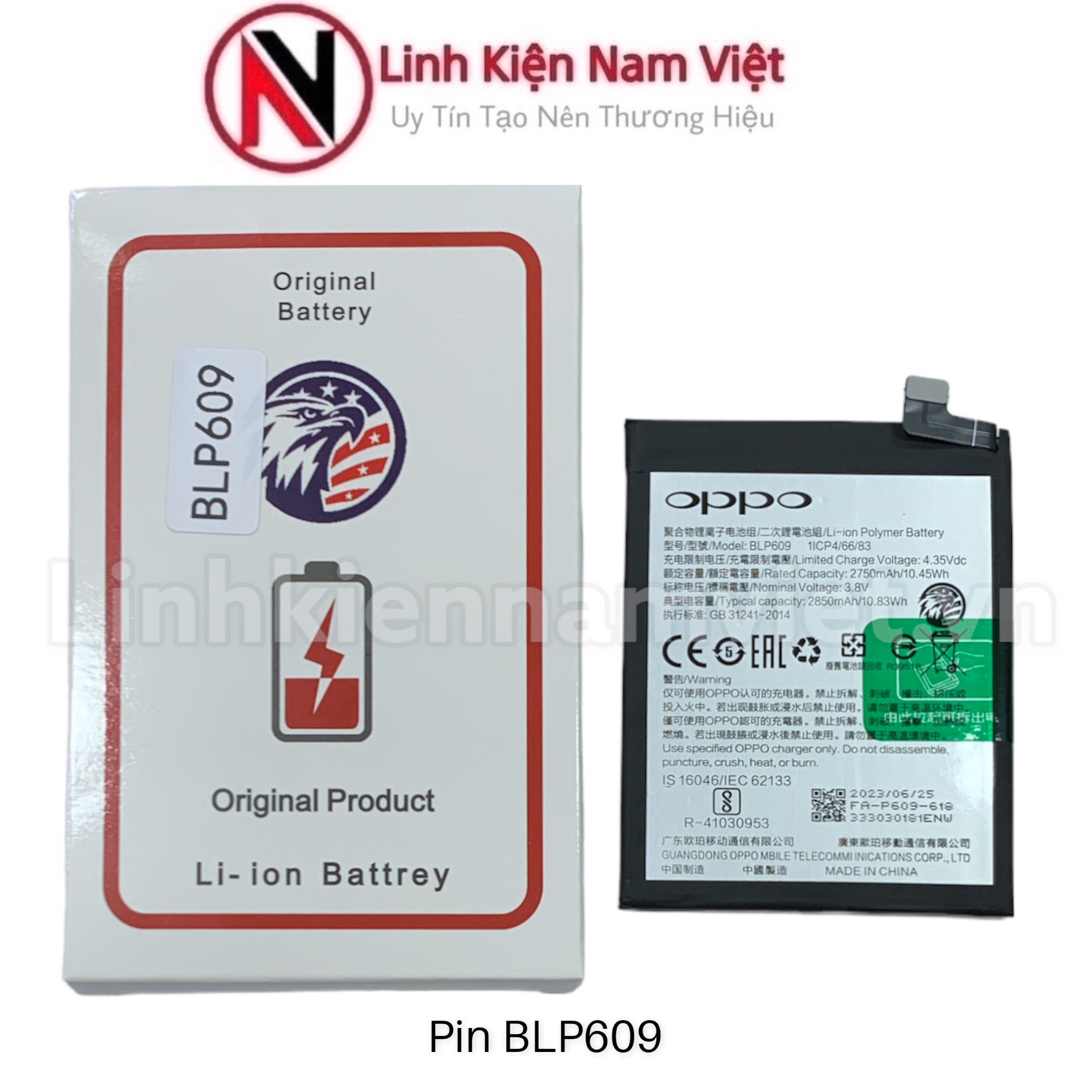 Pin Oppo F1 Plus / X9009 / R9 (Zin đại bàng Dung lượng chuẩn 3000mAh (BLP609)