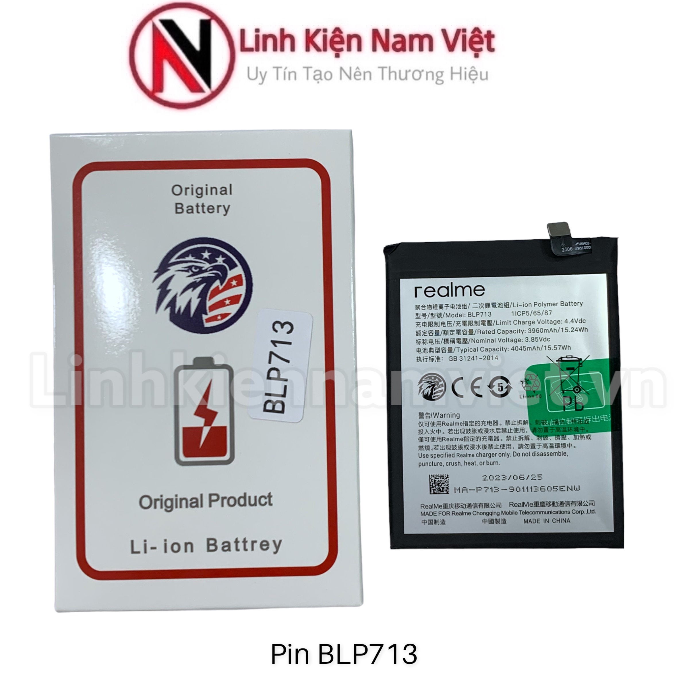 Pin Oppo Realme 3 Pro (Dung lượng chuẩn đại bàng 4000mAh (BLP713)