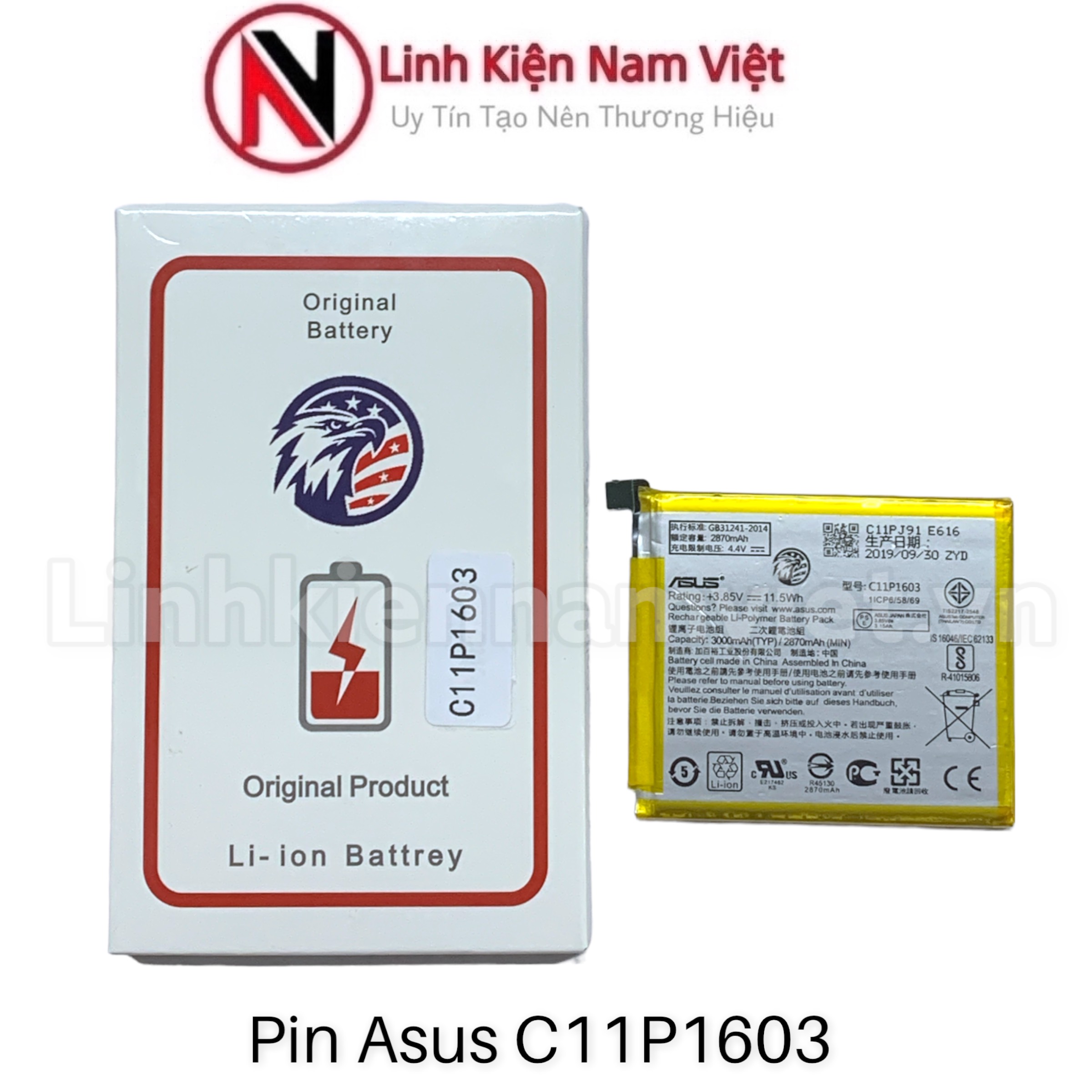 Pin Asus Zen go Tab Zb690kg / L001 (Dung lượng chuẩn đại bàng 3480mAh (C11p1603)