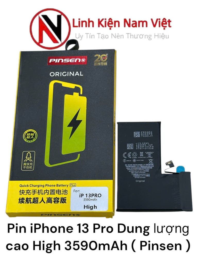 Pin iPhone 13 Pro Dung lượng cao High 3590mAh ( Mechanic )