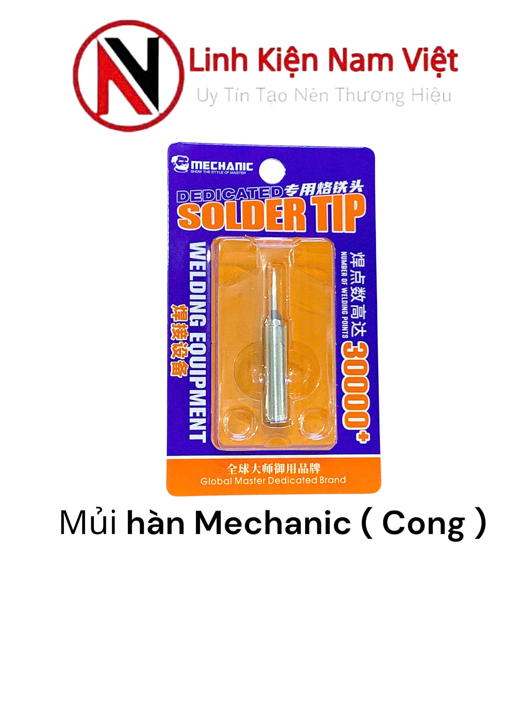 Mủi hàn Mechanic (Zin cong)