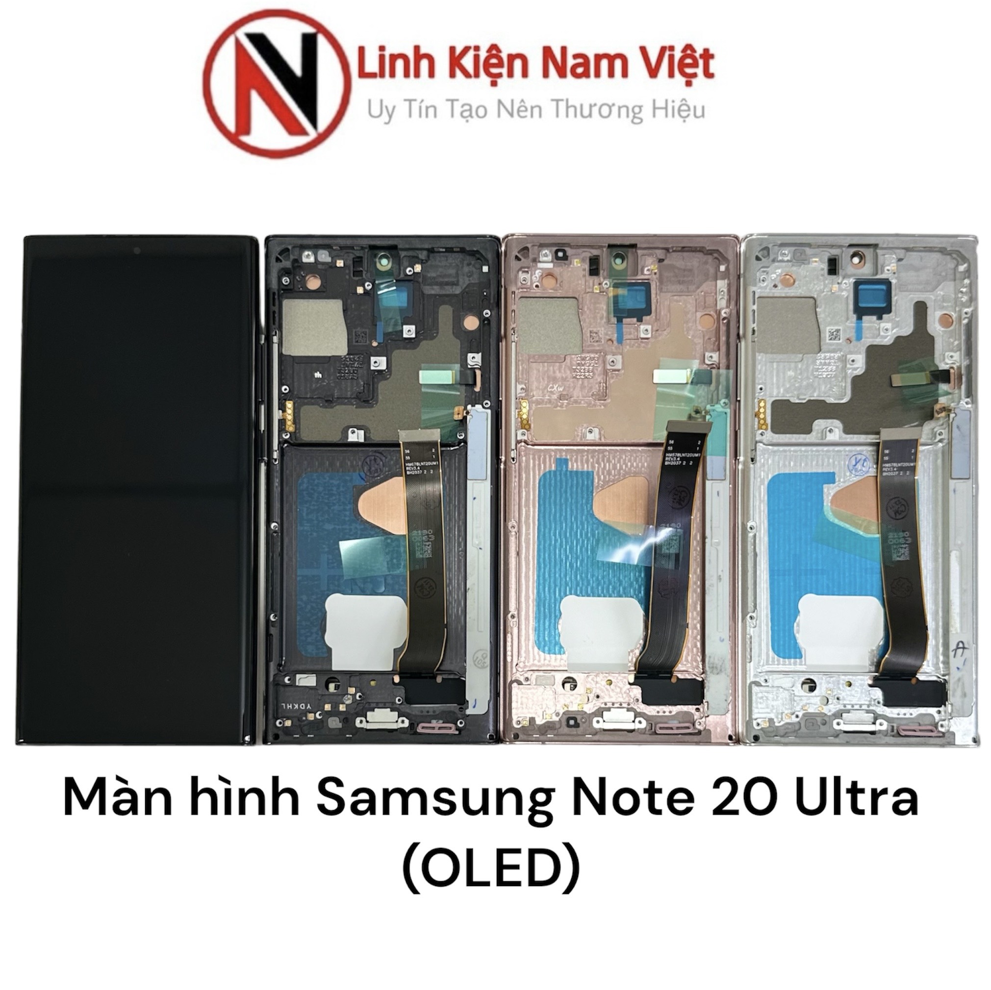 Màn hình Samsung Note 20 Ultra (OLED phôi to ) khung Trắng Bạc , Đen , Hồng Gold