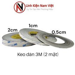 Keo dán 3M (Size 2cm , 1cm , 0.5cm)_linhkiennamviet