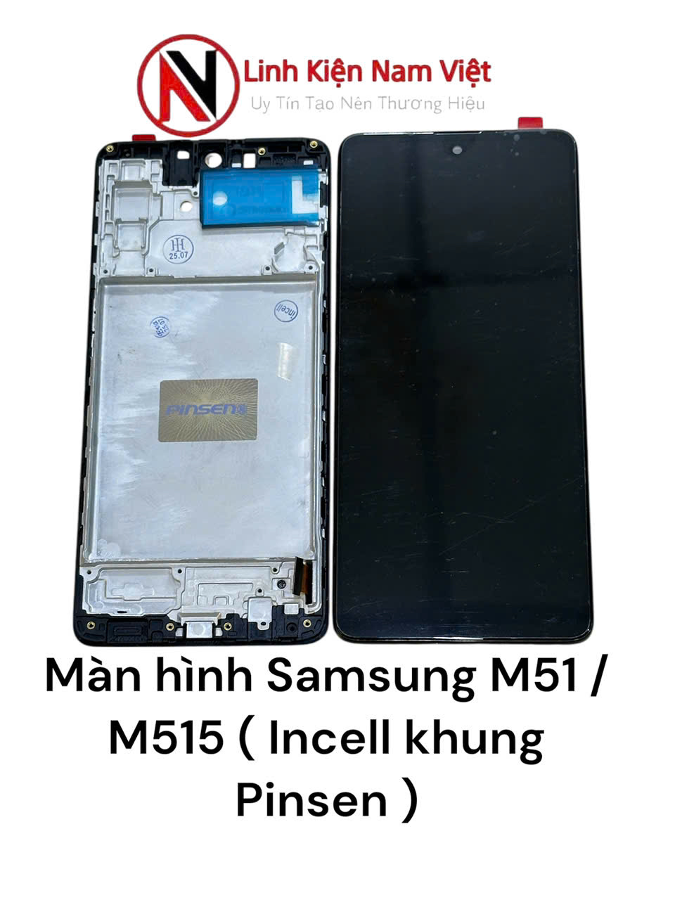 Màn hình Samsung M51 / M515 (Incell HD+ khung) đen