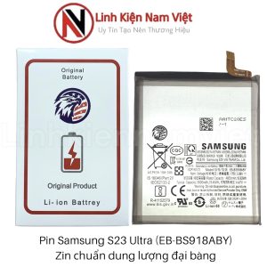 Pin Samsung S23U / S23 Ultra (Zin Đại Bàng Dung Lượng Chuẩn-5000mAh (EB-BS918ABY)