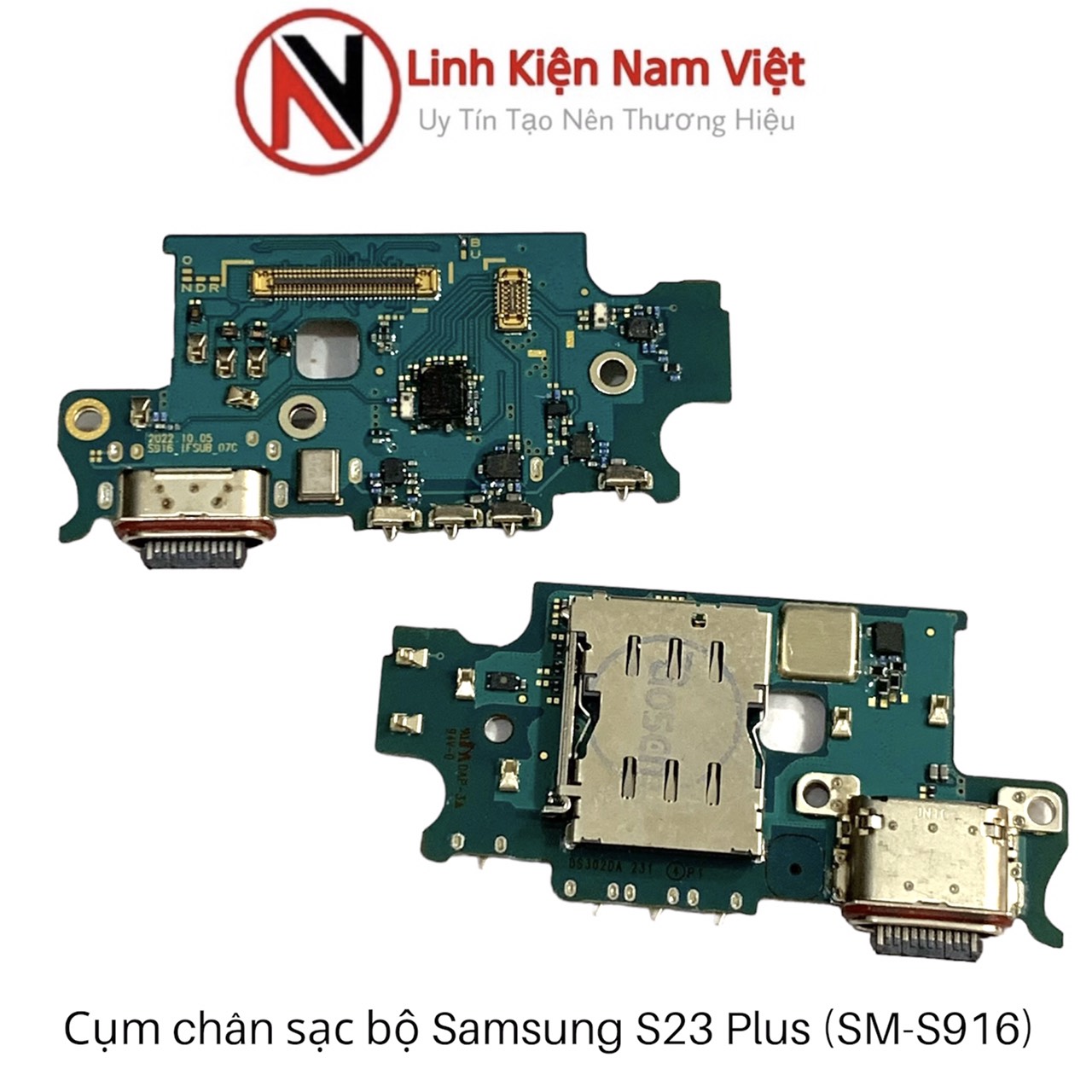 Cụm chân sac bộ Samsung S23 Plus / S916 (SM-S916) Zin