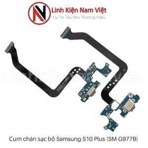 Cụm sạc bộ Samsung S10 Plus / G977 (SM-G977B) Zin