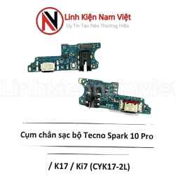 Cụm chân sạc bộ Tecno Spark 10 Pro_linhkiennamviet