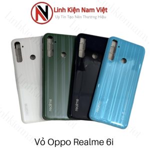 Vỏ bộ + Khai sim + Kính Camera Oppo Realme 6i (Zin Trăng)