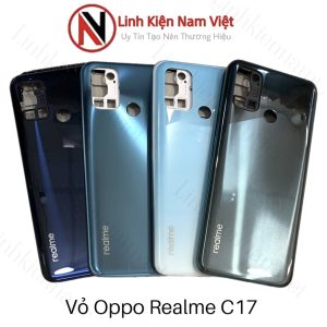 Vỏ bộ + Khai sim + Kính Canera Oppo Realme C17 (Zin Xanh nhạt)