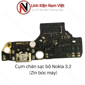Cụm chân sạc bộ Nokia 3.2 Zin máy