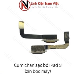 Cụm chân sạc ipad 3 Zin máy
