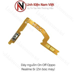 Dây nguồn On/off Oppo Realme 5i (zin bóc máy)
