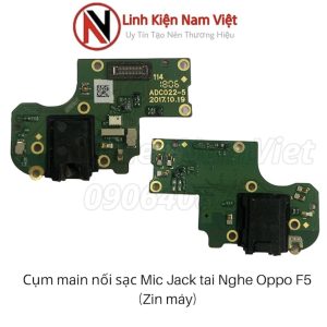 cụm main nối sạc mic jack tai nghe oppo f5 (zin máy)