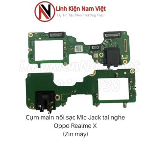 cụm main nối sạc mic jack tai nghe oppo realme x zin máy