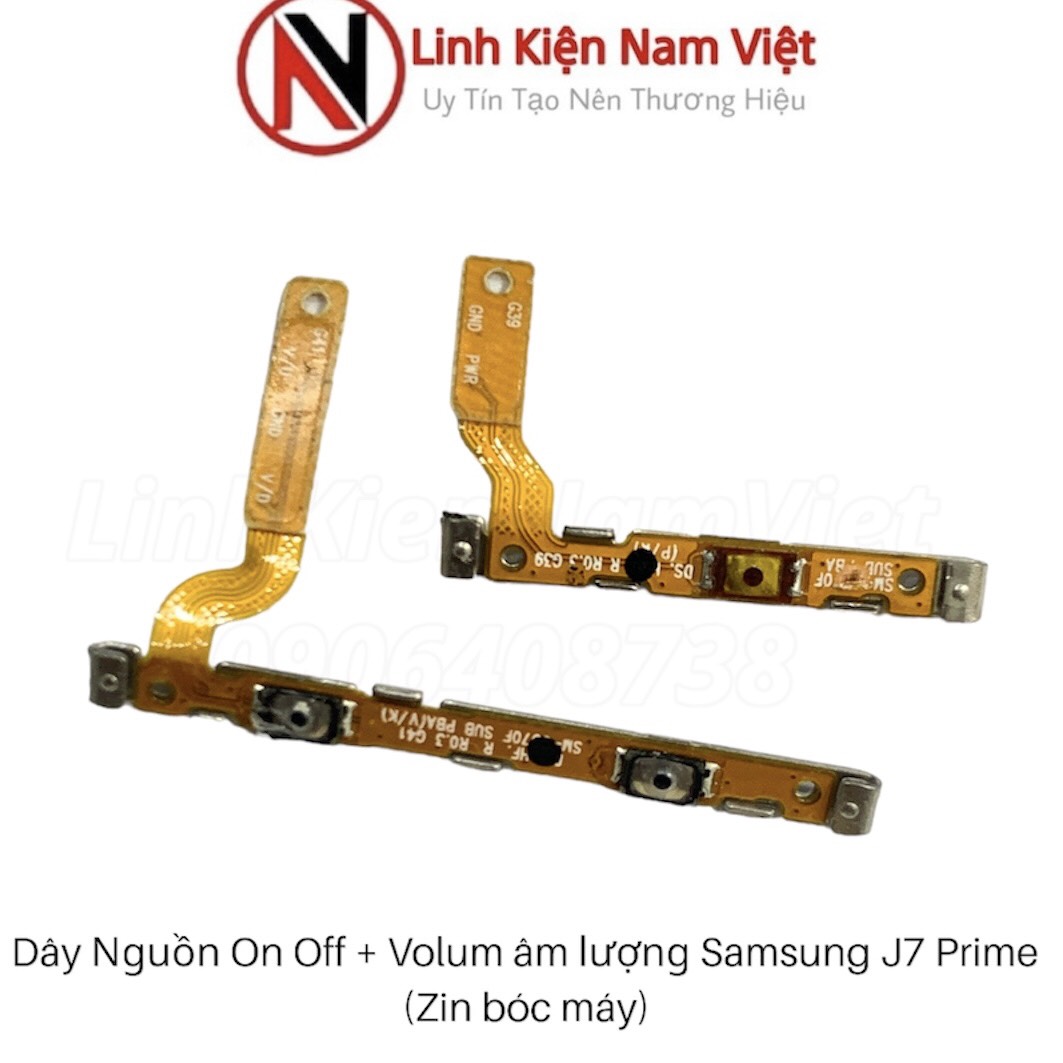 On/off nguồn Volum âm lượng Samsung J7 Prime (Zin máy)