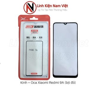 Kính + Oca Xiaomi Redmi 9A / Redmi 9c / Redmi 10A (Bịch Đỏ)