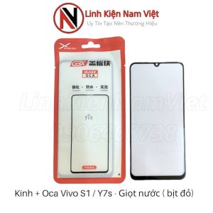 Kính + Oca Vivo S1 giot nuoc / S1 prime / Y7s / Vivo z5 / iq00 neo (Bịch Đỏ)