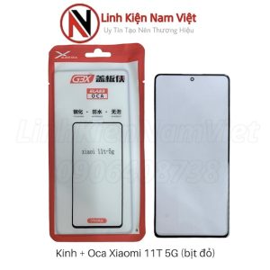 Kính + Oca Xiaomi 11T 5G / Xiaomi 11T Pro 5G (Bịch Đỏ)