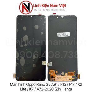 Màn hình Oppo Reno 3 / A91 / F15 / F17 / x2 lite / K7 / A73-2020 / (Zin hãng Amoled) Không bao ráp máy