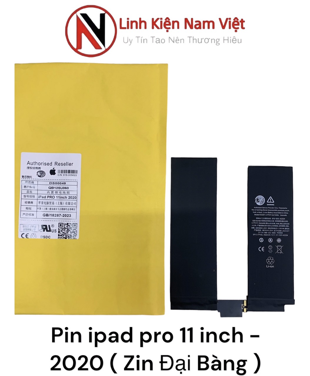 Pin iPad Pro 11 inch – 2020 ( Zin Đại Bàng)
