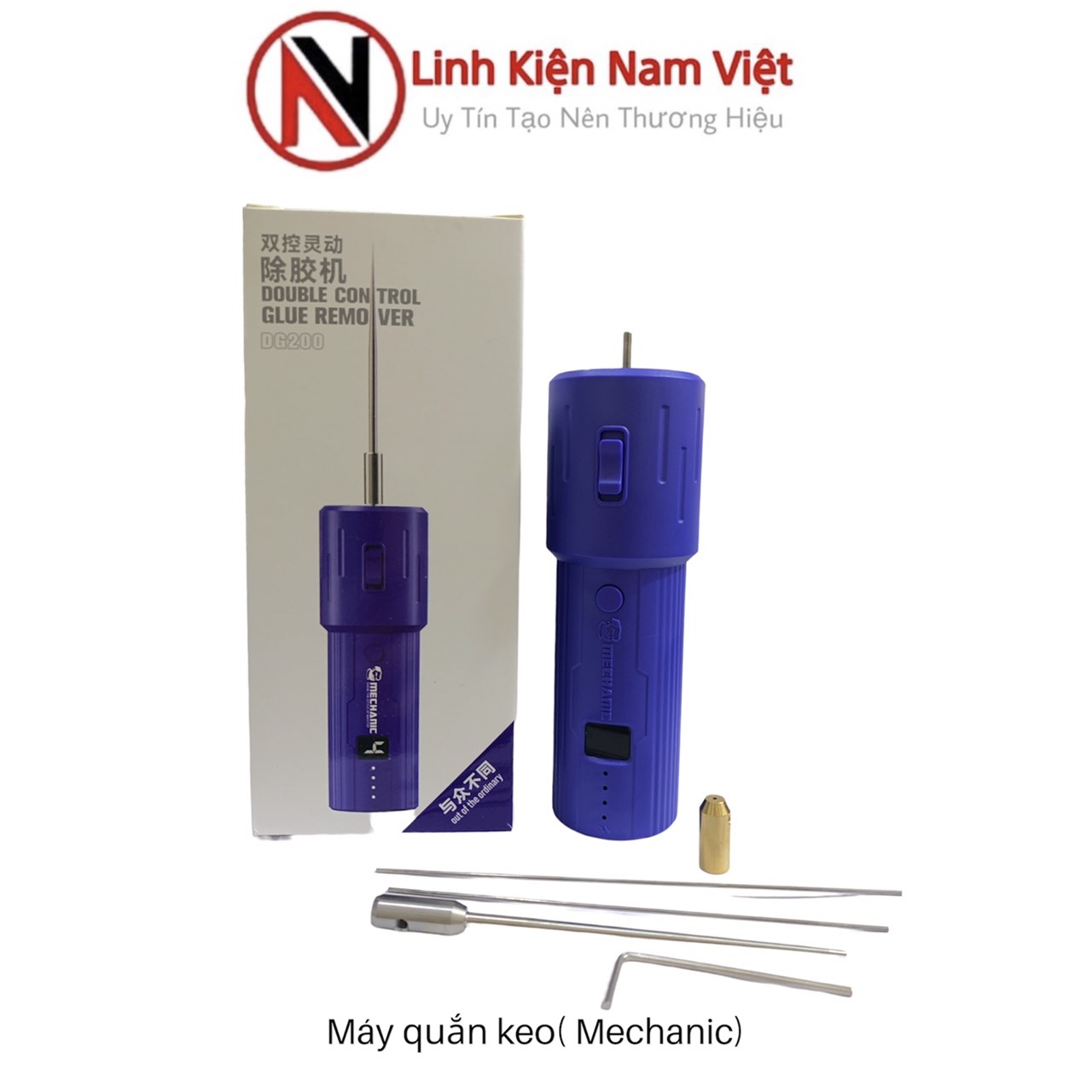 Máy quấn keo cán xanh liền trục ngắn ( Mechanic DG2 )