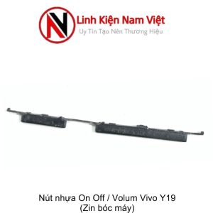 Nút nhựa ngoài On/off Volum Vivo Y19 (Zin máy) Xanh