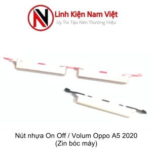Bộ Nút nhựa ngoài On/off Volum Oppo A5 2020 / A0 2020 (Zin máy)