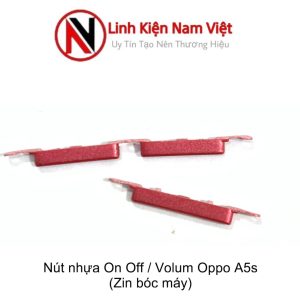 Nút nhựa ngoài On/off Volum âm lượng Oppo A5s / A7 (Zin máy)