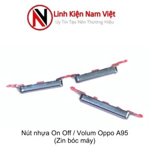 Nút nhựa ngoài On/off + Volum Oppo A95 (Zin máy)