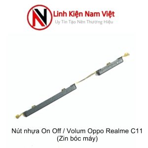 Bộ nút nhựa ngoài On/off + Volum Oppo Realme C11 (Zin máy)