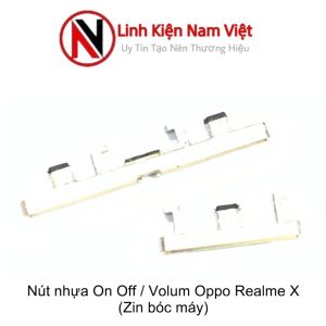 Nút nhựa ngoài On/off + Volum Oppo Realme X (Zin máy)