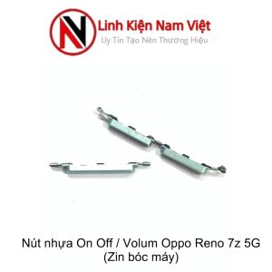 Bộ nút nhựa ngoài On/off Volum Reno 7z 4G / 5G (Zin máy)