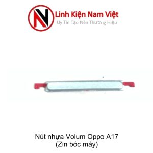 Bộ nút nhựa ngoài Volum âm lượng Oppo A17 (Zin máy) Xanh ngọc