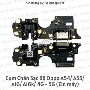 Cụm chân sạc bộ Oppo A54 4G / A55 /A16K / A16 ( Zin máy )