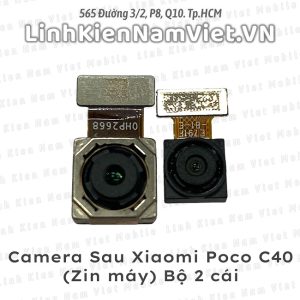 Camera sau Xiaomi Poco C40 / Redmi 10C ( Zin bóc máy ) Bộ 2 cái