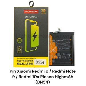 Pin Xiaomi Redmi 9 / Redmi Note 9 / Redmi 10x / BN54 4920mAh ( Pinsen )