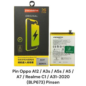 Pin Oppo A3s / A5s / A5 / A7 / Realme C1 / A31-2020 / A12 BLP673 4100mAh ( Mechanic )